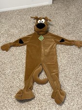Scooby-Doo Halloween Costume Child Youth Size 6-10 Medium Plush Head Rubies 2002