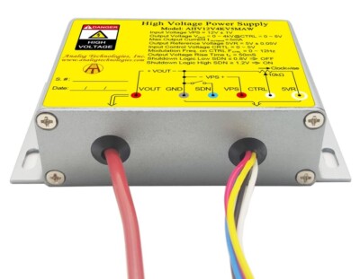 AHV12V4KV5MAW High Voltage DC-DC Power Supply 12VDC Input 4KV 5mA Output