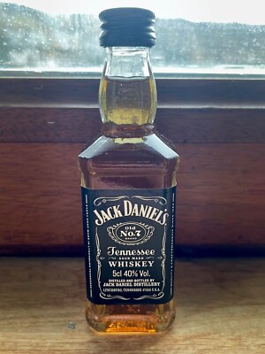 Jack Daniels Old No. 7 Straight Tenessee Whiskey 50ml Glas Sammler Miniatur.