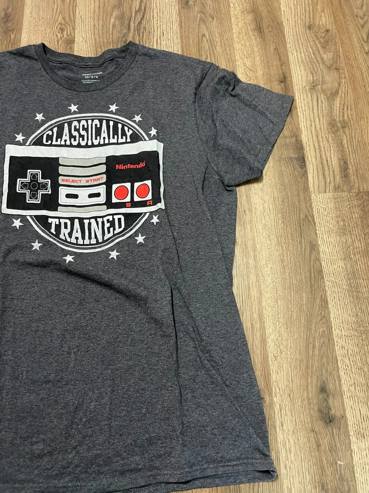 Camisa Nintendo Entertainment System, para hombre talla grande, de entrenamiento clásico Foto 3 de 4