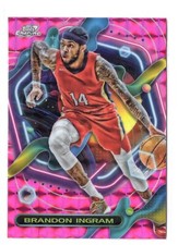 Brandon Ingram 2023-24 Topps Cosmic Chrome Basketball Pink Galaxy Refractor #16