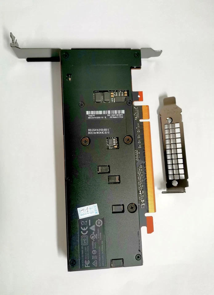 Scheda grafica GPU Nvidia Tesla P4 8 GB Supermicro 900-2G414-6300-000 entrambe le staffe - Immagine 3 di 4