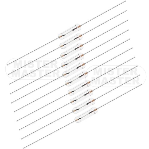 FUSIBILE IN VETRO 2A 250V RAPIDO ASSIALE MINI FUSIBILE 3X10mm A SALDARE - 10 PZ - Imagen 3 de 4