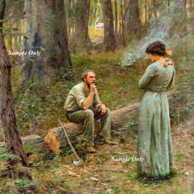 Painting, Frederick McCubbin, Golden Sunlight, c. 1914