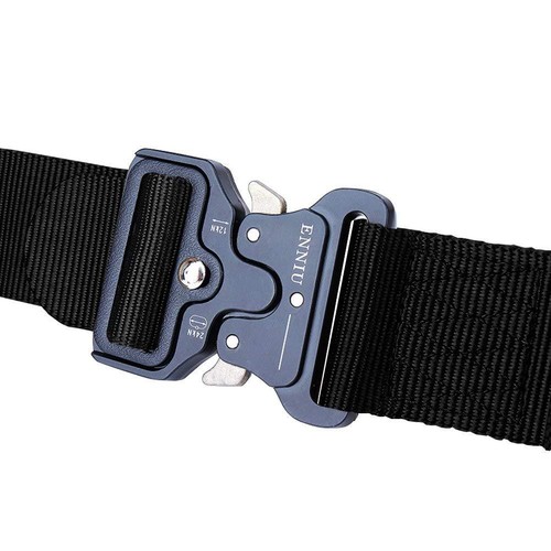 49*1.97" ENNIU Men Tactical Buckle Belt Military Nylon Belt Training Strap Waist - Picture 7 of 53