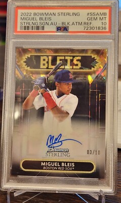 BOWMAN STERLING AUTO MIGUEL BLEIS他 /25 BOWMAN STERLING AUTO MIGUEL BLEIS他 /25