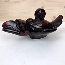 RAVEN Spirit Pacific Northwest Native Resin Jewelry Trinket Box BOMA Canada