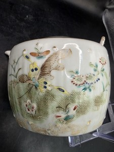 Antique Chinese Porcelain Teapot Original Receipt From Chinese Antique Store...