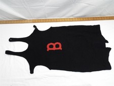 Early Bathing Suit Swim Team B Felt Patch Pennsylvania Knit Wool Swimsuit Skirt