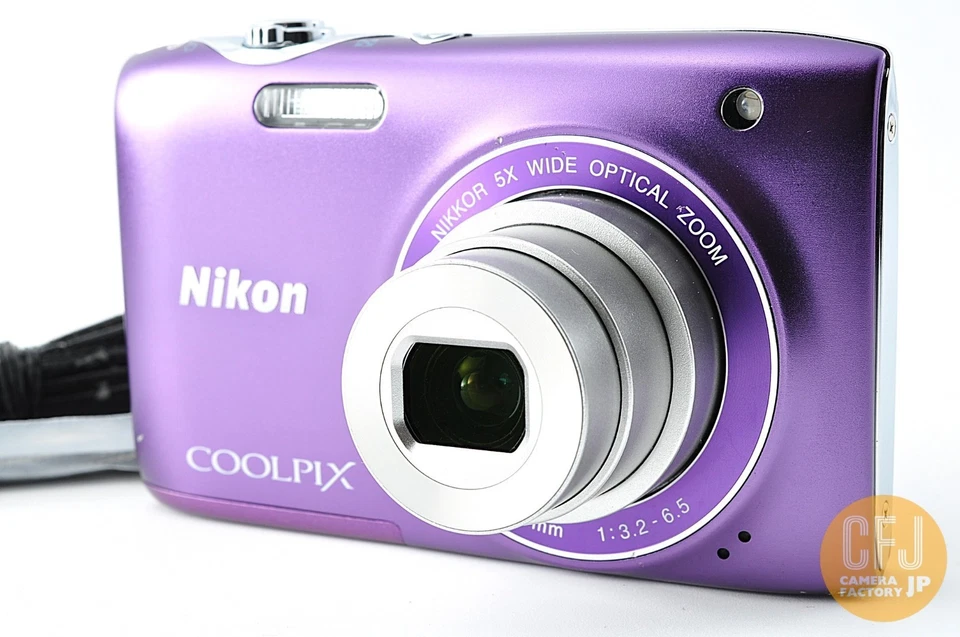 [Near MINT] Nikon COOLPIX S3100 Purple 14.0MP 5x Zoom Digital Camera Japan #887 - Image 3 of 4