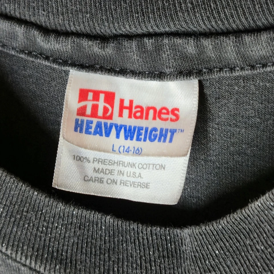 Vintage Star Wars Darth Vader T Shirt Youth L AOP Movie Promo Faded 90s Rare - Image 2 of 4