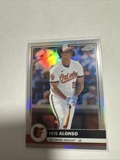 2026 Topps Chrome Pete Alonso #22 Baltimore Orioles Baseball Card