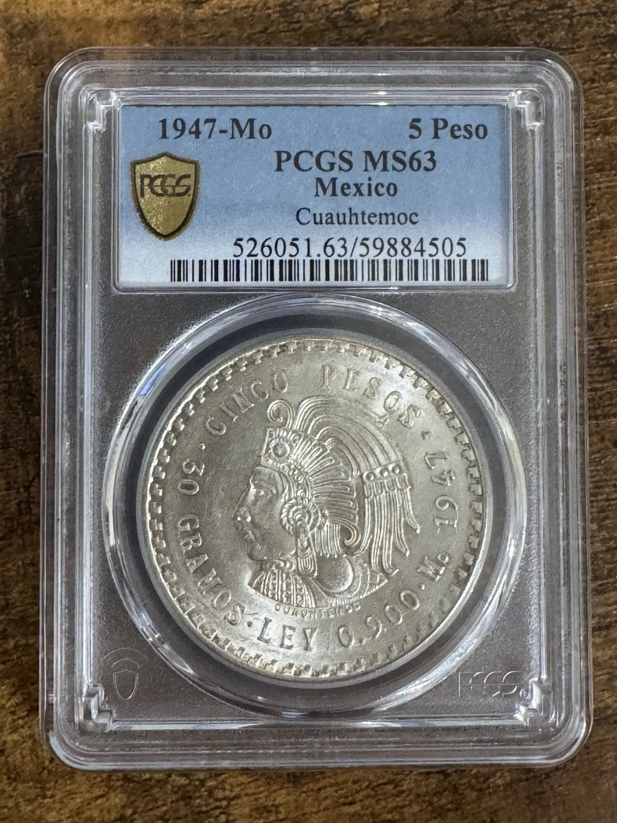5 Pesos 1947 Year Silver Mexican Coins (1905-Now) for sale | eBay