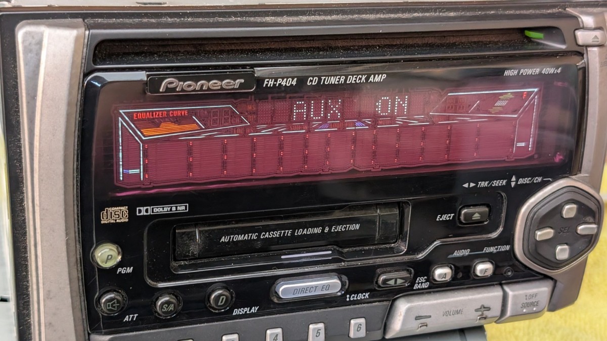 PIONEER FH-P404 CD CASSETTE PLAYER 2DIN CAR AUDIO Bluetooth | eBay