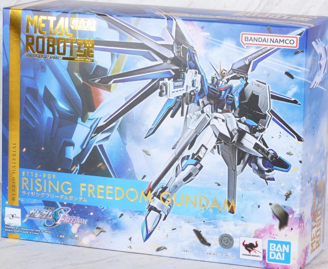 Metal Robot Spirits Rising Freedom GUNDAM STTS-909 Hybrid Bandai Tamashii