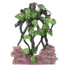 Reptile Climb Tree Branch Rock Background Decoration with Suction Cup for Ter...