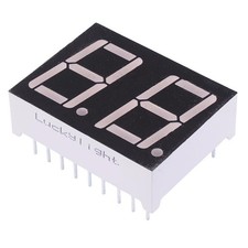2 x Red 0.56" 2 Digit Seven Segment LED Display Common Cathode