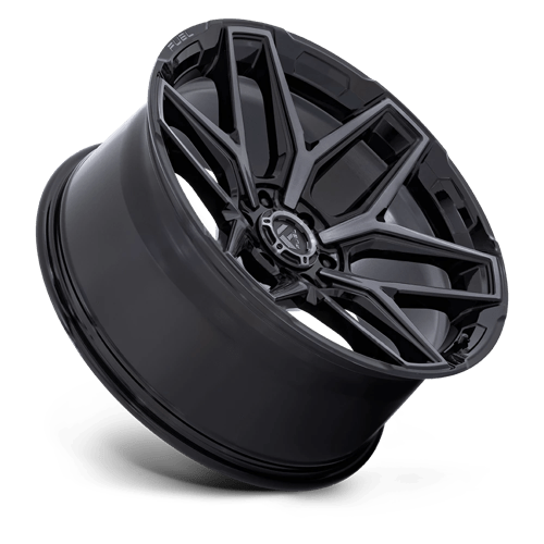 (1PC) Fuel Flux 20X10 6X135 Black Gray -18mm Wheel Rim 20 Inch - Foto 4 di 9