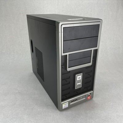 Vintage Retro Black Sleeper Build mATX Case Barebones 300w Power Supply
