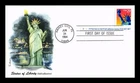 DR JIM STAMPS US COVER STATUE OF LIBERTY SELF ADHESIVE FDC EDKEN CACHET