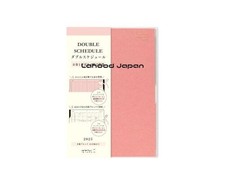 Midori Double Schedule Planner 2025 B6 Monthly Money Pink 22321006 Starting