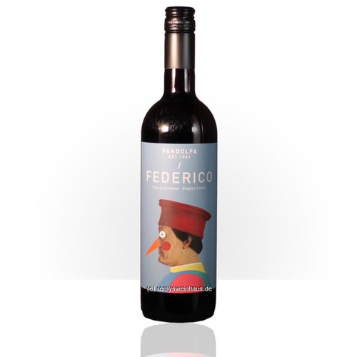 (1L=EUR17.20) Pandolfa 2020 Federico Sangiovese Superiore Doc 0.75 Liter-image