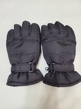 Black Men's Thinsulate 80 Gram Gloves; Size ONE SIZE