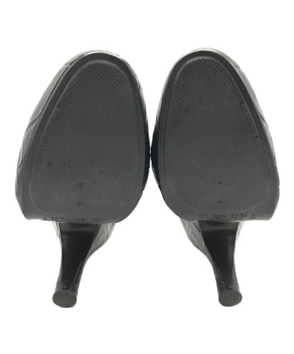 Vivienne Westwood ANGLOMANIA Embossed Pumps Black Woman's 22.5cm - Picture 5 of 6