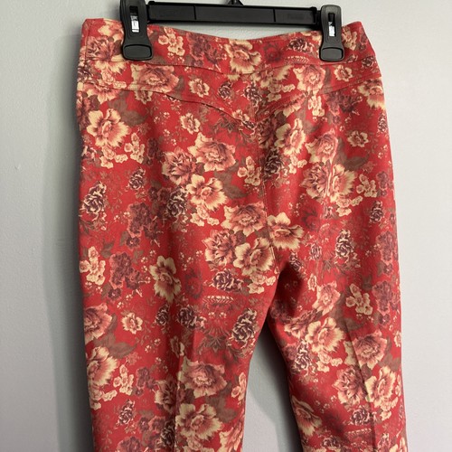 Free People House Party Printed Vegan Suede Flare Leg Pants Size 29 - Picture 7 of 10