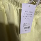 New With Tags Sleep By Cacique Boyfriend Shorts Yellow Size 14/16 Fleece Womens — photo 3