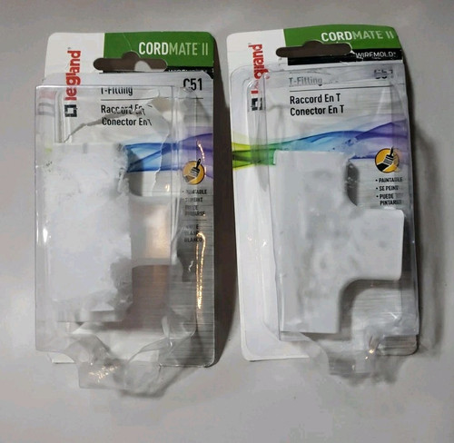 2 x Legrand Wiremold C51 C Serie Kabelmanagement T-Fitting für Installationen II - Bild 1 von 3