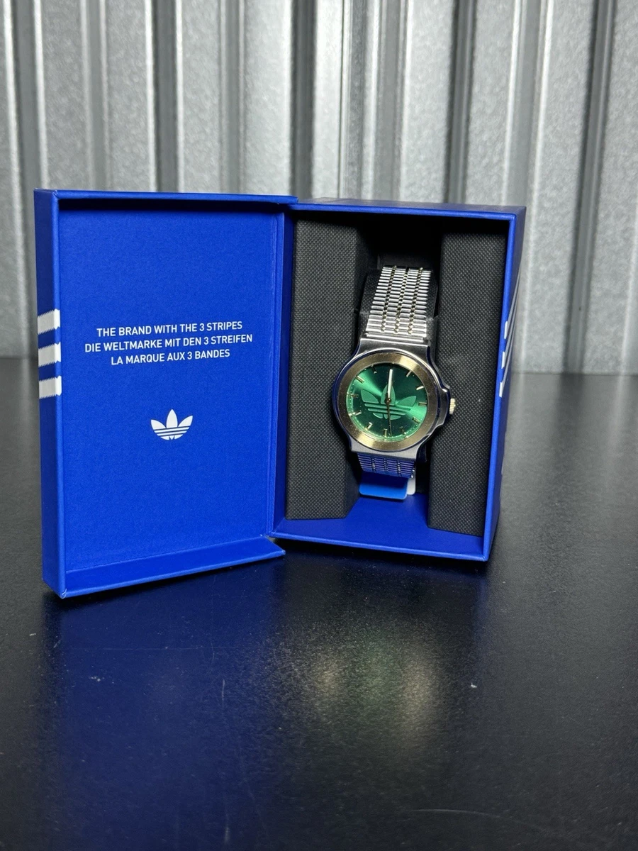 ADIDAS PRE-LOVED AUTHENTIC STAINLESS STEEL SILICONE SOFT WITH SPORTY WATCH ?Vintage Adidas 00s Equipment Sport Watch. WORK | eBay main image 3