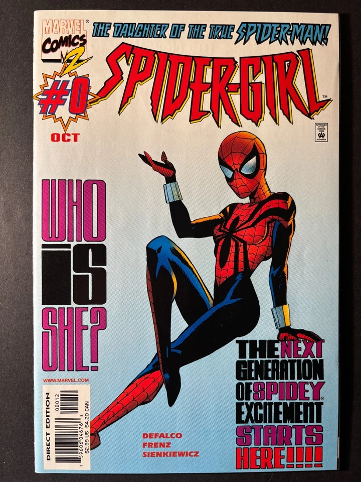 Spider-Girl Vol. 1 #0, 1, 2 y 3, Marvel Comics 1998, ¡excelente estado! **¡Lote de 4!** Foto 2 de 4