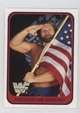 1991 Merlin WWF German Hacksaw Jim Duggan #117 0w6