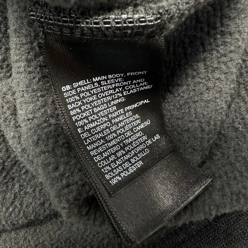 The North Face Full Zip Fleece Gray Black NF0A3LH6 / Mens Large Far North Fleece image 6