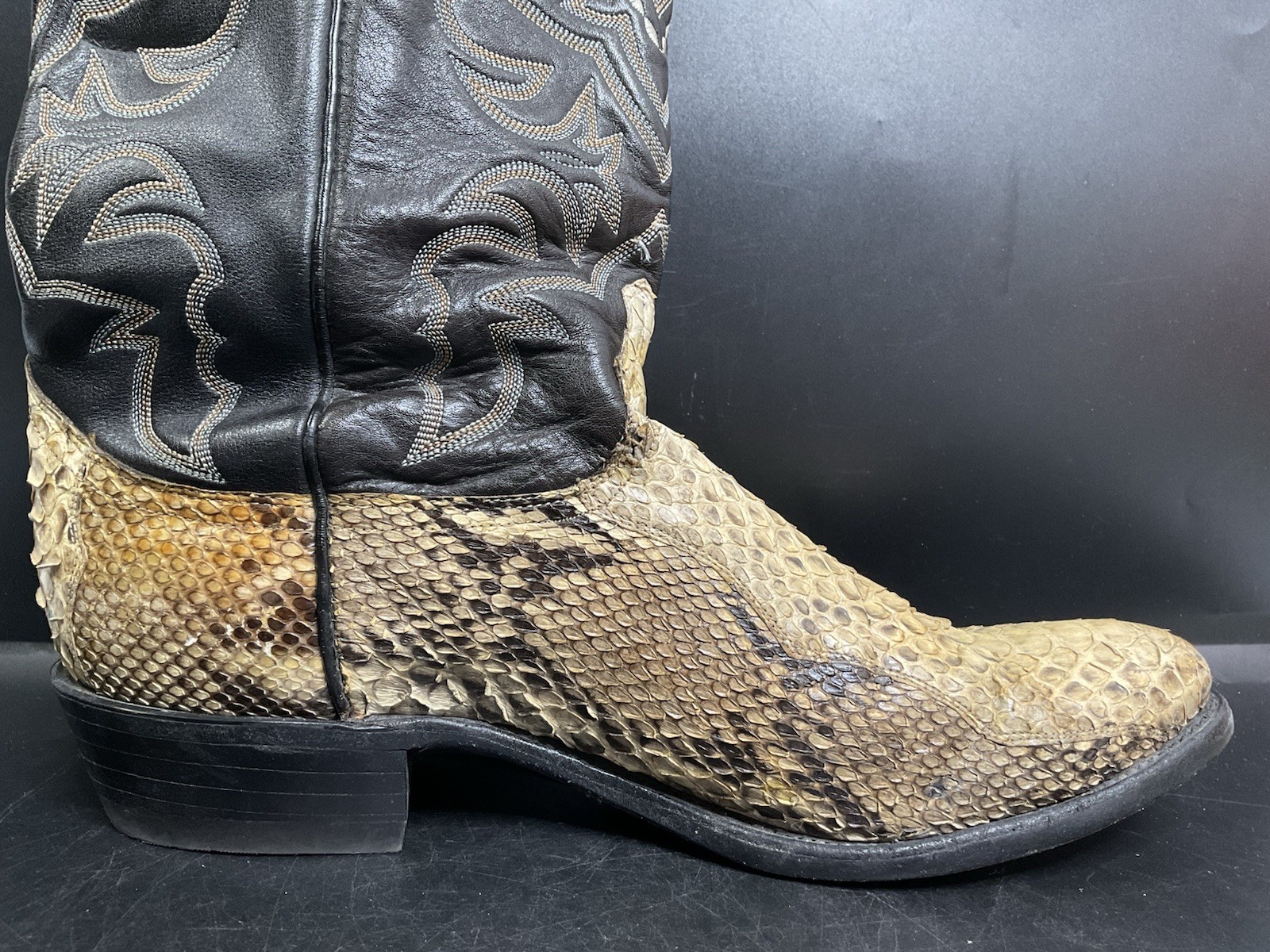 Lucchese 1883 Python Snake Cowboy Boots Men’s Siz… - image 15