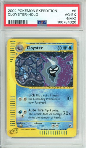 Cloyster graded PSA 4 for sale on eBay