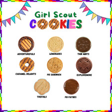 Girl Scout Cookies 2026 12 BOXES FREE SHIPPING