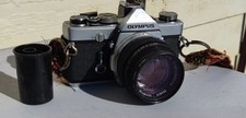 Olympus OM-1 MD Film Camera G.Zuiko AUTO-S 50mm f/1.4 Lens JAPAN FREE SHIPPING