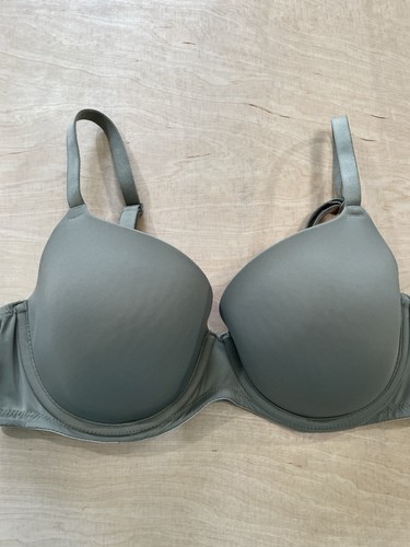 Victoria’s Secret Pink Wear Everywhere Lightly Lined T Shirt Bra 36C Olive Green - Picture 3 of 9