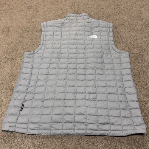 North Face Mens XL Gray Thermoball Jacket Nano Puff Puffer Lightweight - Picture 2 of 7