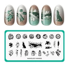 Maniology: Dreamland: Curio Creatures (MXM002) - Nail Stamping Plate