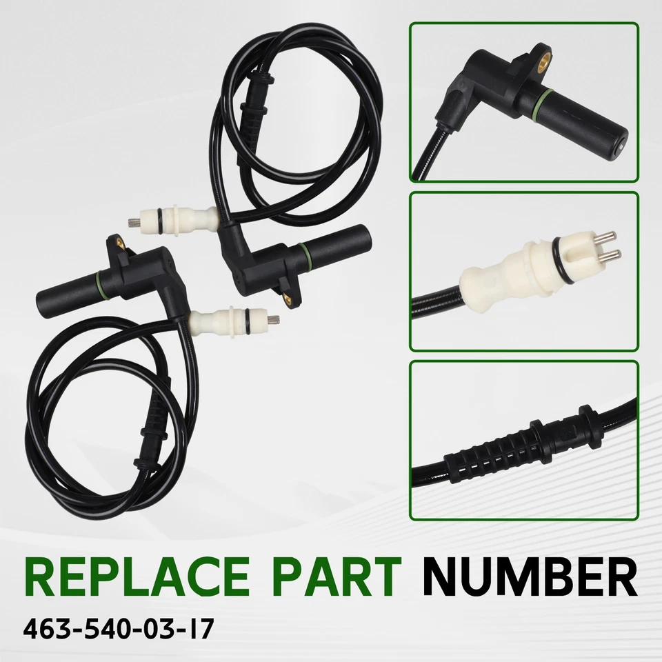 Par de sensores de velocidad de rueda ABS para conductor y pasajero aptos para Mercedes-Benz G500 Foto 4 de 4