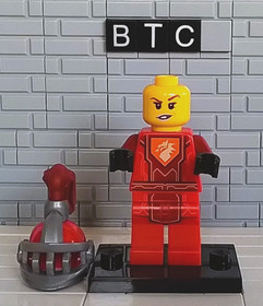 LEGO NEXO KNIGHTS 70363 Macy Halbert - Flat Silver Visor Minifigure! NEX084!