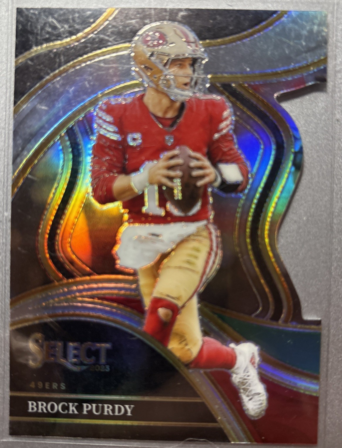 Brock Purdy Silver Prizm Die-Cut #293