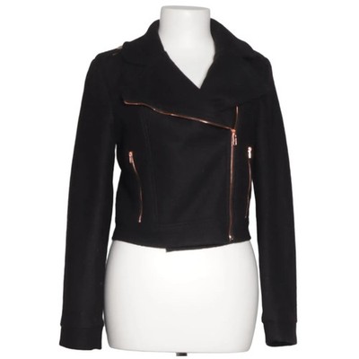 Minkpink, Bikerjacke, Damen, Größe: S, Schwarz, Polyester/Wolle, Einfarbig #vPe