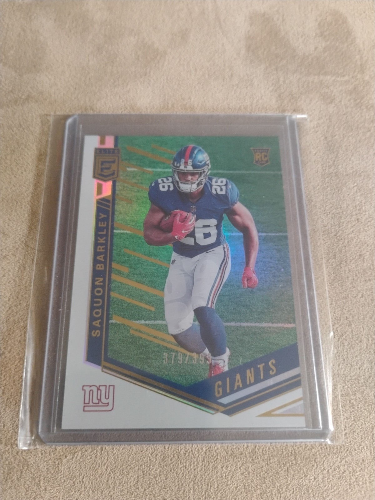 2018 Donruss Elite Rookie Saquon Barkley #/399 (RC)