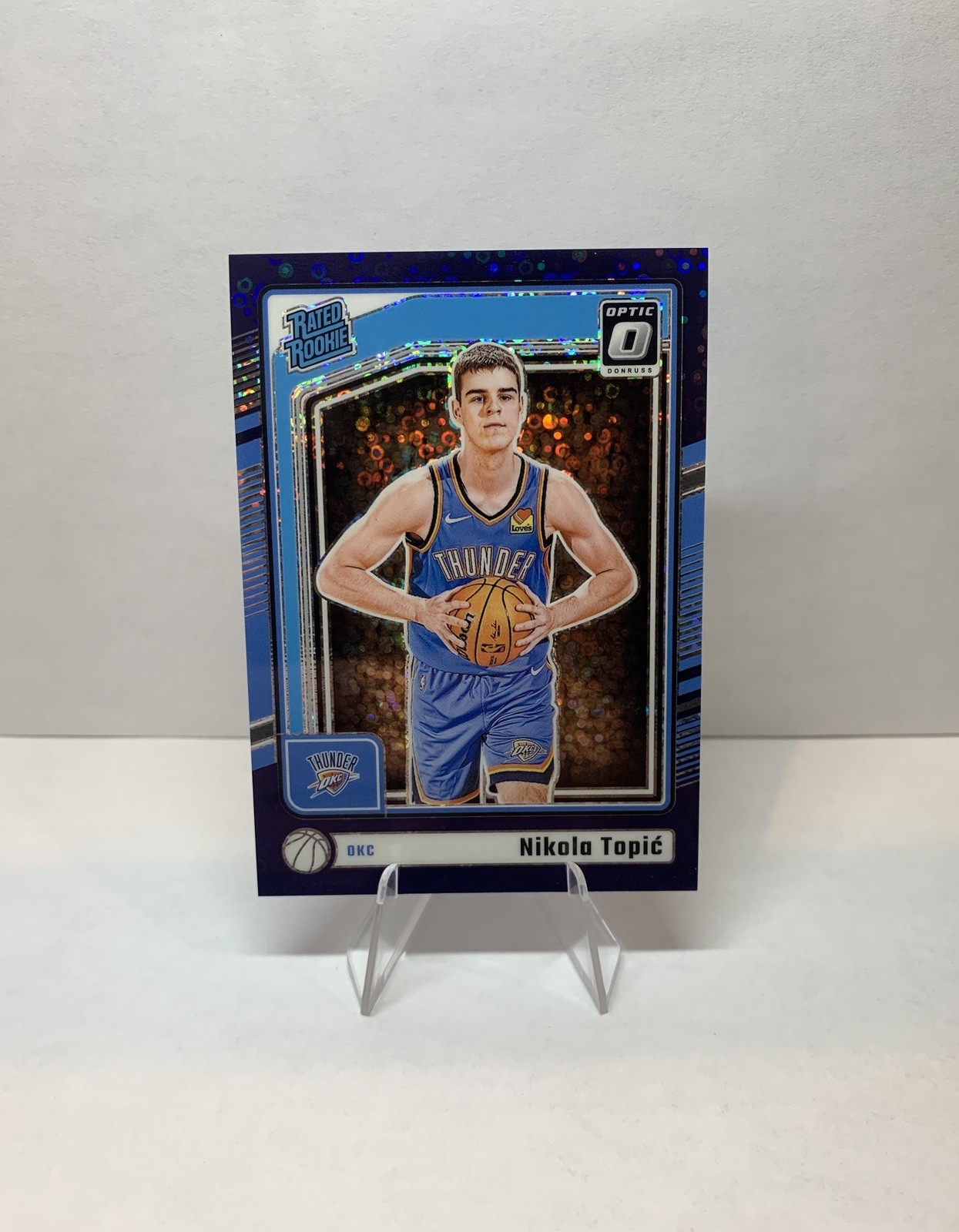 2024-25 Panini Donruss Optic Nikola Topic #278 Purple Fast Break /99 Rookie RC