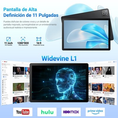 Android 16 Tablet 11 inch 32GB RAM +256GB ROM+1TB Expand Octa-core