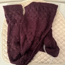 Women’s Knit Brown/Burgundy Infinity Scarf One Size Fits All NWT